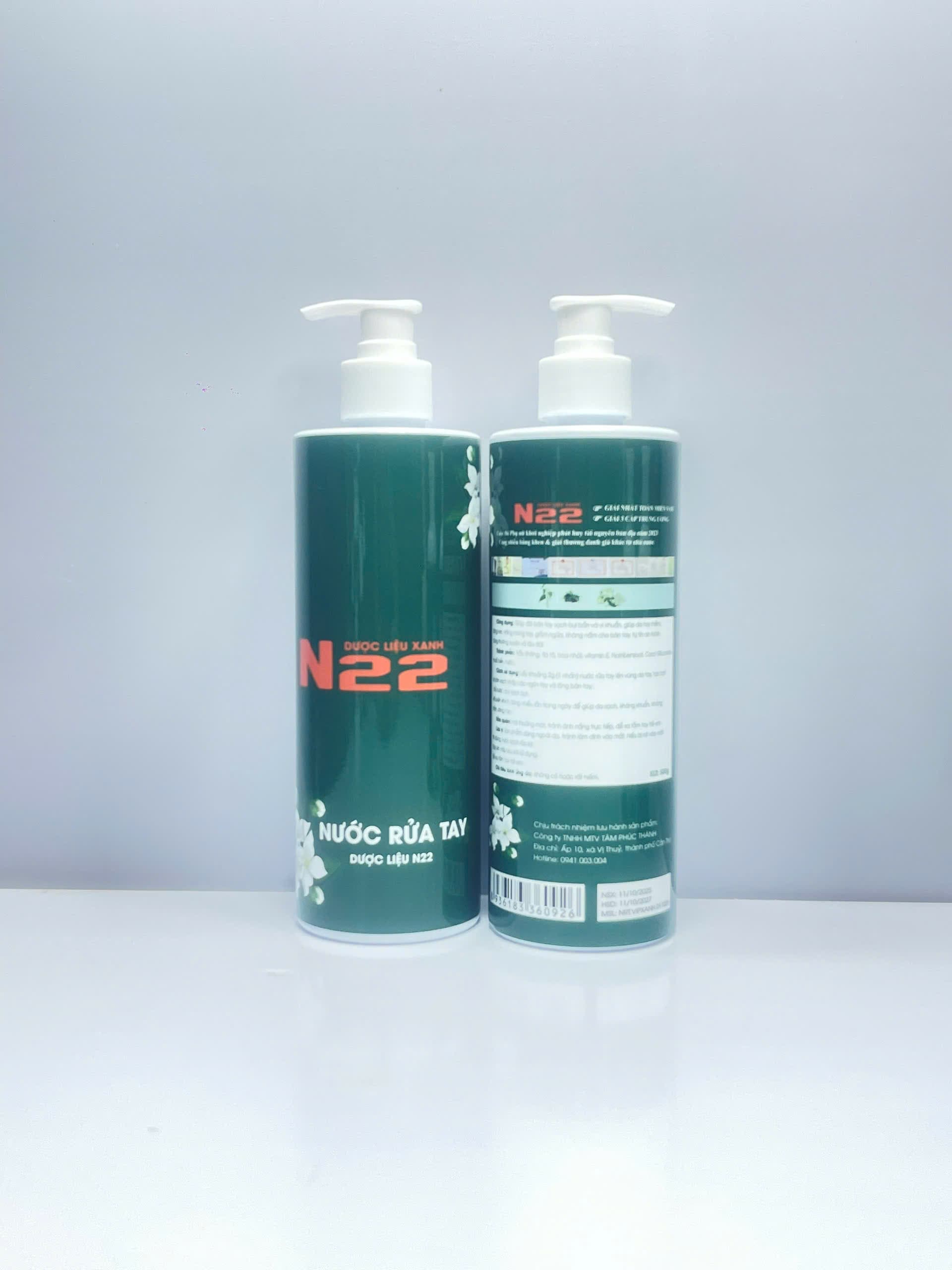 NƯỚC RỬA TAY DƯỢC LIỆU N22 - 500g